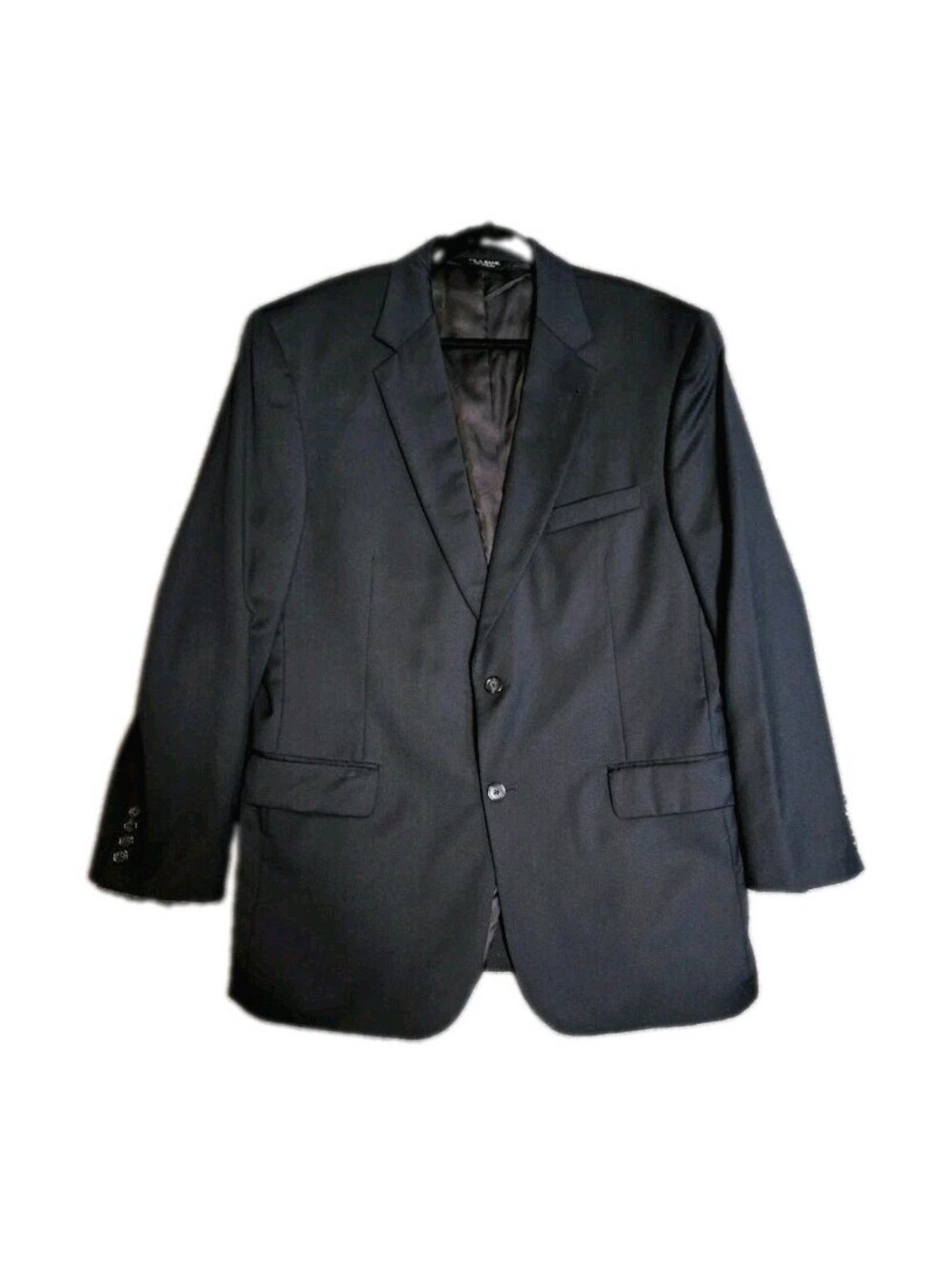 Jos A Bank Signature Black 100% Wool Men’s Blazer Signature Series  44 Reg